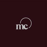 MC initials logo monogram vector