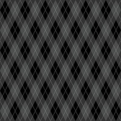 black gray argyle tartan seamless plaid