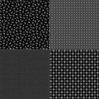 seamless black gray white vector bandana patterns