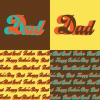 Fathers day vector  patterns and graphics