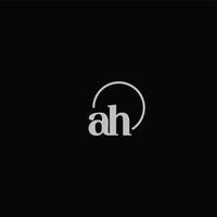 AH initials logo monogram vector