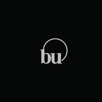 BU initials logo monogram vector