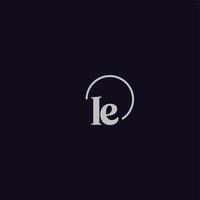 IE initials logo monogram vector