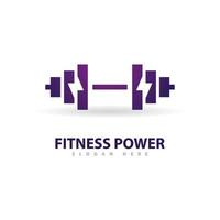 Gym Logo Design Template, Fitness club creative symbols vector