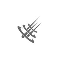 Meteor icon logo design illustration template vector