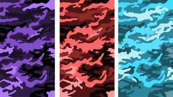 illustration vector graphic of camo pattern. perfect for fabric industry . texture .background .army fashion