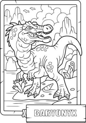 prehistoric dinosaur Baryonyx