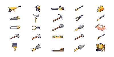 building tool vector illustration isolated bundle set design