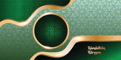 ramadhan kareem luxurios background vector design