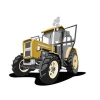 diseño de ilustración de vector de granja tracktor