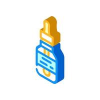 artificial flavoring isometric icon vector illustration color