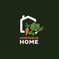 Home Vegetable Logo vector