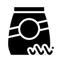 collentani pasta glyph icon vector illustration
