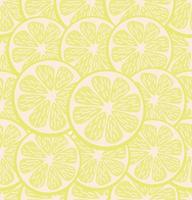 rebanada de verano de un patrón transparente amarillo limón vector