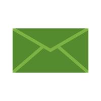 Email Us Flat Multicolor Icon vector