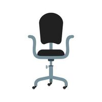 Office Chair I Flat Multicolor Icon vector