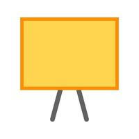 Office Board Flat Multicolor Icon vector