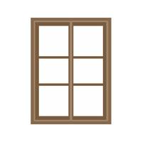 Window Flat Multicolor Icon vector