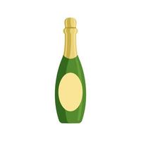 Champagne Flat Multicolor Icon vector