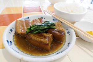 Japanese roast pork photo