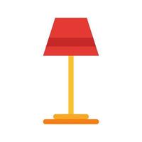 Lamp Flat Multicolor Icon vector