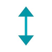 Up-Down II Flat Multicolor Icon vector