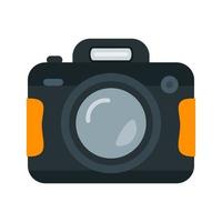 Camera Flat Multicolor Icon vector