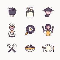 Chef Icon Collection vector