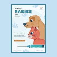 World Rabies Day Poster vector