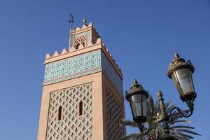 mezquita moulay el yazid en marrakech, marruecos foto