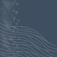 Blue abstract background. Creative illustration for design. Template for text, website, post. vector