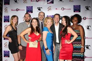 LOS ANGELES, SEP 18 - Anna Borchert, Heather Lee Moss, Leads, cast, crew at the Daughters of POP Season 3 Premiere Party at MADERA Kitchen and Bar on September 18, 2014 in Los Angeles, CA photo