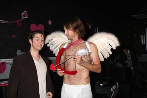 LOS ANGELES, DEC 17 - Bradford Anderson, Stephen Sullivan on set during the making of the movie Cupid and Eros  at The Good Nite Bar on December 17, 2010 in No Hollywood, CA photo