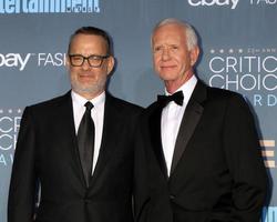 LOS ANGELES, DEC 11 - Tom Hanks, Chesley Sullenberger at the 22nd Annual Critics Choice Awards at Barker Hanger on December 11, 2016 in Santa Monica, CA photo