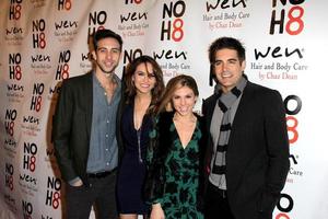 LOS ANGELES, DEC 15 - Blake Berris, Chrishell Stause, Kate Mansi, Galen Gering at the NOH8 Campaign 5th Anniversary Celebration at Avalon on December 15, 2013 in Los Angeles, CA photo