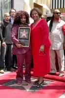 LOS ANGELES, MAY 19 - Chaka Kahn and Mother Sandra at the Chaka Kahn Hollywood Walk of Fame Star Ceremony at Hollywood Blvd on May 19, 2011 in Los Angeles, CA photo