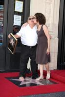 LOS ANGELES, AUG 18 - Danny Devito, with Wife Rhea Perlman at the ceremony as Danny DeVito Receives a Star at Hollywood Walk of Fame on the August 18, 2011 in Los Angeles, CA photo