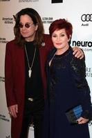 LOS ANGELES, FEB 22 - Ozzy Osbourne, Sharon Osbourne at the Elton John Oscar Party 2015 at the City Of West Hollywood Park on February 22, 2015 in West Hollywood, CA photo