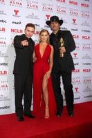 LOS ANGELES, SEP 27 - Daryl Sabara, Alexa Vega, Robert Rodriguez at the 2013 ALMA Awards, Press Room at Pasadena Civic Auditorium on September 27, 2013 in Pasadena, CA photo