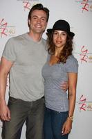 LOS ANGELES, MAR 26 - Daniel Goddard, Christel Khalil attends the 40th Anniversary of the Young and the Restless Celebration at the CBS Television City on March 26, 2013 in Los Angeles, CA photo