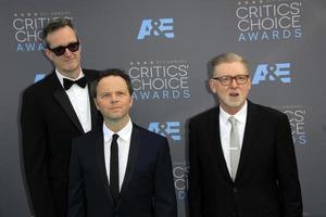 LOS ANGELES, JAN 17 - John Cameron, Noah Hawley, Warren Littlefield at the 21st Annual Critics Choice Awards at the Barker Hanger on January 17, 2016 in Santa Monica, CA photo