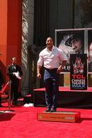 LOS ANGELES, MAY 19 - Dwayne Johnson, The Rock at the Dwayne Johnson Hand and Foot Print Ceremony at the TCL Chinese Theater on May 19, 2015 in Los Angeles, CA photo