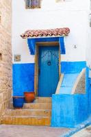 Street in Kasbah of the Udayas in Rabat, Morocco photo