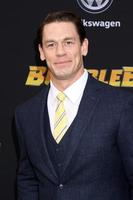 LOS ANGELES DEC 9 - John Cena at the Bumblebee World Premiere at the TCL Chinese Theater IMAX on December 9, 2018 in Los Angeles, CA photo