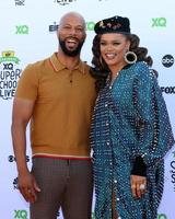 LOS ANGELES, SEP 8 - Common, Andra Day at the EIF Presents XQ Super School Live at the Barker Hanger on September 8, 2017 in Santa Monica, CA photo