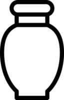 vase vector illustration on a background.Premium quality symbols.vector icons for concept and graphic design.