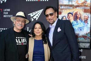 LOS ANGELES  JUN 4 - Edward James Olmos, Wanda DeJesus, Jimmy Smits at the In The Heights Screening  LALIFF at the TCL Chinese Theater on June 4, 2021 in Los Angeles, CA photo