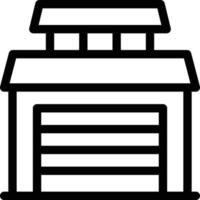 garage vector illustration on a background.Premium quality symbols.vector icons for concept and graphic design.