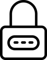 padlock vector illustration on a background.Premium quality symbols.vector icons for concept and graphic design.