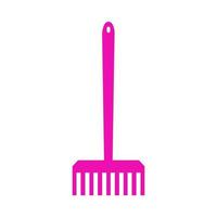 Rake illustrated on a white background vector